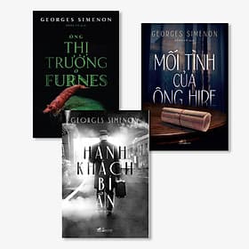 Combo 3 Cuốn "Georges Simenon": "Ông Thị Trưởng Ở Furnes" + "Mối Tình Của Ông Hire" + "Hành Khách Bí Ẩn"