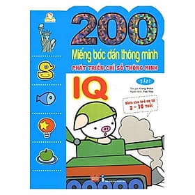 200 Miếng Bóc Dán Thông Minh Phát Triển Chỉ Số Thông Minh IQ - Tập 2 - Đàn Thanh