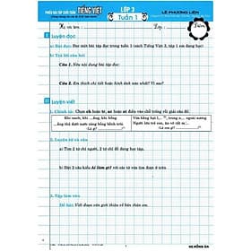 Phiếu Bài Tập Cuối Tuấn Môn Tiếng Việt Lớp 3 - Biên Soạn Theo Chương Trình GDPT Mới - Hồng Ân - An Vi