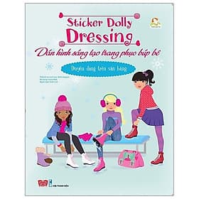 Sách Dán Hình Sáng Tạo Trang Phục Búp Bê - Duyên Dáng Trên Sân Băng - Duyên
