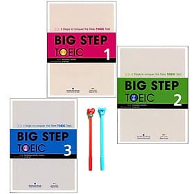 Combo Big Step TOEIC 1, 2 và 3 (LC + RC) - Kèm CD ( Tặng Kèm Viết ) - Kim Soyeong