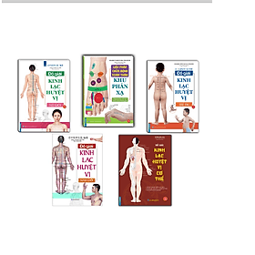 Combo 5c - Đồ giải kinh lạc huyệt vị + Liệu pháp chữa bệnh - Khu phản xạ (sách bản quyền) - Hú