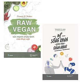 Combo 2 Cuốn: Raw Vegan - Sức Mạnh Chữa Lành Của Thực Vật + Để Sống Xanh Không Thành Gánh Nặng - AZ Việt Nam - Gã