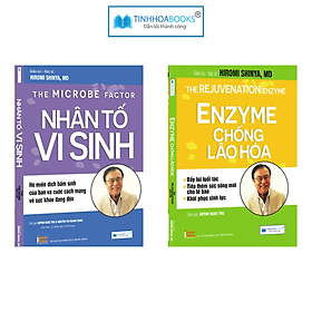 Combo 2 cuốn: Sách Nhân Tố Vi Sinh + Enzyme Chống Lão Hoá - Công Sĩ