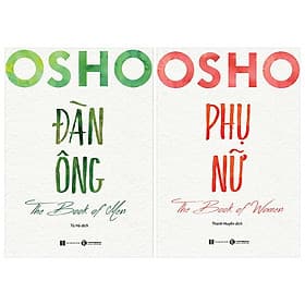 Combo 2 Cuốn: Osho Đàn Ông + Osho Phụ Nữ