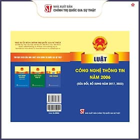 Luật công nghệ thông tin năm 2006 (sửa đổi, bổ sung năm 2017, 2023) - Nhã Nam