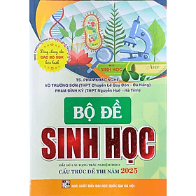Bộ đề Sinh Học ( Đầy đủ các dạng trắc nghiệm theo cấu trúc đề thi 2025- Dùng chung cho các bộ SGK)-HA - Trúc An