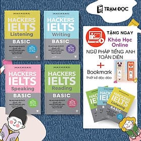 [ Thăng Long Books ] Sách -Hacker Ielts Basic ( Reading + Listening + Writing + Speaking ) - Long