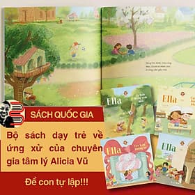 [SÁCH QUỐC GIA] WONDERELLA: Ella và cô bạn hàng xóm mới; Ella và cậu bạn bác học khó ưa; Ella và cây kem khổng lồ; Ella và cánh cửa bí mật - Alicia Vũ - Như Quỳnh, Ngọc Mai minh họa – Crabit Kidbooks - 