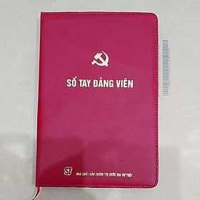 Sổ tay đảng viên (bìa cứng giả da) NXB Chính trị quốc gia Sự thật