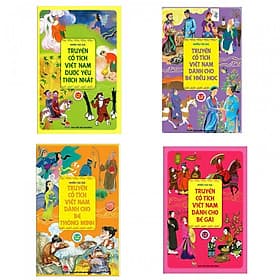 Combo 4 Cuốn Truyện Cổ Tích Việt Nam : Truyện Cổ Tích Việt Nam Được Yêu Thích Nhất + Truyện Cổ Tích Việt Nam Dành Cho Bé Hiếu Học + Truyện Cổ Tích Việt Nam Dành Cho Bé Thông Minh + Truyện Cổ Tích Việt Nam Dành Cho Bé Gái - - 