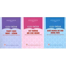 Combo 3 cuốn Giáo Trình Triết Học Mác – Lênin + Giáo Trình Tư Tưởng Hồ Chí Minh + Giáo Trình Chủ Nghĩa Xã Hội Khoa Học (Dành Cho Bậc Đại Học Hệ Không Chuyên Lý Luận Chính Trị) - Bộ mới năm 2021 - Nhà xuất bản Larousse
