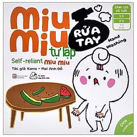 Sách Ehon Miu Miu Tự Lập Phần 2 Song Ngữ - Rửa Tay - Nam Việt
