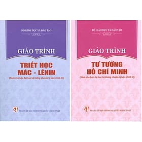 Combo Giáo Trình Triết Học Mác – Lênin + Giáo Trình Tư Tưởng Hồ Chí Minh (Dành Cho Bậc Đại Học Hệ Không Chuyên Lý Luận Chính Trị) - Bộ mới năm 2021 - Nhã Nam