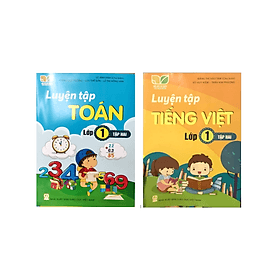 Combo luyện tập toán + tiêng việt 1 - tập 2 ( kết nối ) - An Vi