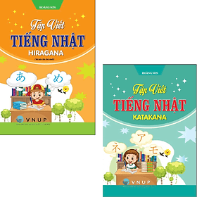 Combo Tập Viết Tiếng Nhật Katakana + Hiragana (HA) - Nha Nha