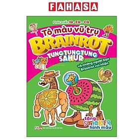 Tô Màu Vũ Trụ Brainrot - Tung Tung Tung Sahur Và Những Người Bạn Brainrot Vui Nhộn - Trụ Vũ