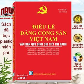 Sách Điều Lệ Đảng Cộng Sản Việt Nam - Văn Bản Quy Định Chi Tiết Thi Hành (V2565T) - Nam Việt