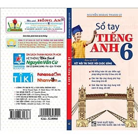 Sổ Tay Tiếng Anh Lớp 6 - Bám Sát SGK Kết Nối Tri Thức Với Cuộc Sống - Hồng Ân - An