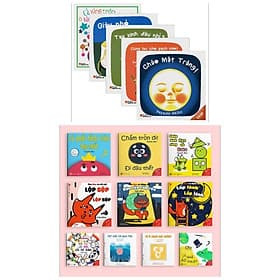 Bộ 15 Cuốn Ehon Nhật Bản Thông Minh , Sáng Tạo : Ehon Những Điều Kỳ Diệu Của Âm Thanh + Màu Sắc + Hình Khối + Ehon Nhật Bản - Dành Cho Trẻ 0-3 Tuổi (5Q) + Poster An Toàn (Phát Triển Tư Duy Dành Cho Bé từ 0-6 Tuổi) - Minh Minh