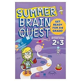 Sách summer brain quest grade 2 & 3 ( 7 - 8 tuổi ) - Brain Quest