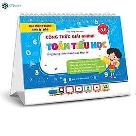Bộ Lịch Công Thức Toán Học Sổ Tay Tổng Hợp Kiến Thức Dành Cho Học Sinh Tiểu Học - Việt Hà
