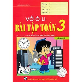 Vở Ô Li Bài Tập Toán 3 - Quyển 2 (Biên Soạn Theo Chương Trình SGK Kết Nối Tri Thức Với Cuộc Sống) - Nha Nha