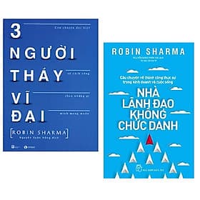 Combo 2 cuốn: Ba Người Thầy Vĩ Đại + Nhà Lãnh Đạo Không Chức Danh - Thái Vi