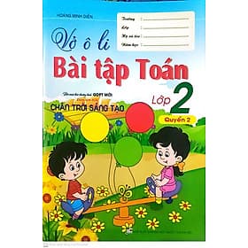 Vở Ô Li Bài Tập Toán Lớp 2 Quyển 2 ( Bám Sát Sách Giáo Khoa Chân trời Sáng Tạo ) - Nha Nha