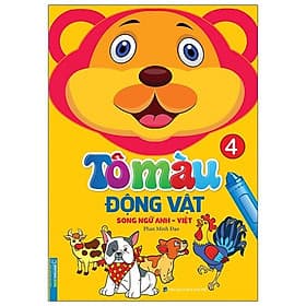 Tô Màu Động Vật - Tập 4 (Song Ngữ Anh - Việt) - Việt An