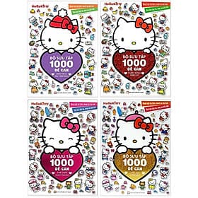 Bộ Sách Hello Kitty - Bộ Sưu Tập 1000 Đề Can