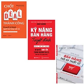 Chốt DEAL thành công, Kỹ năng bán hàng tuyệt đỉnh, Bán hàng thời kỹ thuật số (Bộ) - Saigon Books