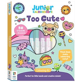 Sách Jr Kaleidoscope Colouring Kit Too Cute - Nam Phương