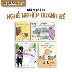 Truyện Ehon bé 3-4-5 tuổi - Bộ 4 cuốn Nghề nghiệp quanh bé - Nam Việt