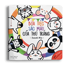 Sách Ehon Màu Sắc - Bữa Tiệc Sắc Màu Của Thú Trắng - Thu