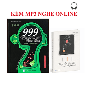 Combo 2 sách 999 bức thư viết cho chính mình song ngữ Trung việt có phiên âm+101 Thông Điệp Thay Đổi Cuộc Đời Phụ Nữ+DVD tài liệu - Song Minh
