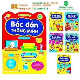 bóc dán thông minh song ngữ việt anh dành cho trẻ từ 2-6 tuổi - An