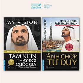 Combo 2 Cuốn: My Vision - Tầm Nhìn Thay Đổi Quốc Gia + Ánh Chớp Tư Duy - First News - Gia Việt