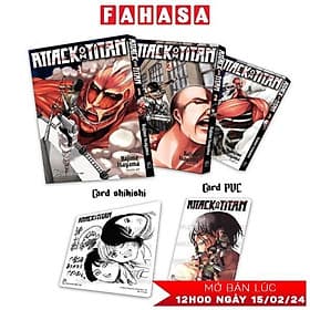 [Pre-order] Bộ Manga - Attack On Titan: Tập 1 - 3 - Nha Nha