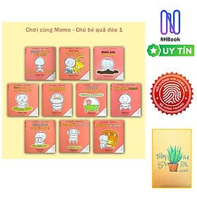 Combo Chơi Cùng Momo – Chú bé quả đào 1 ( Tặng sổ tay xương rồng ) - Nha Nha