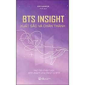Sách BTS Insight - Xuất Sắc Và Chân Thành