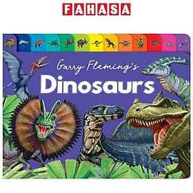 Sách ngoại văn: Garry Fleming's Dinosaurs Of The World - Chunky Tabbed Board Book - Garry Fleming