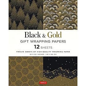 Black & Gold Gift Wrapping Papers - Dermot Berkery