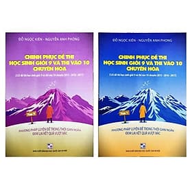 Combo Chinh phục đề thi học sinh giỏi 9 và thi vào 10 chuyên Hoá (2 Tập) - Chì