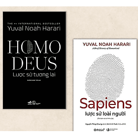 Combo 2 cuốn lược sử hay nhất: Sapiens: Lược Sử Loài Người và Homo Deus: Lược Sử Tương Lai