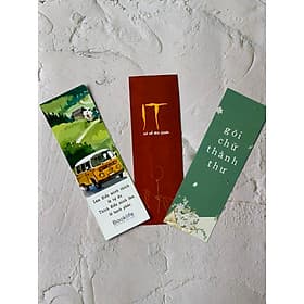 Bookmark kẹp sách giấy cứng - Nha Nha