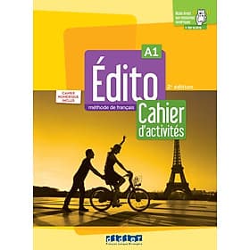 Sách học tiếng Pháp EDITO A1 - EDITION 2022-2024 - CAHIER + NUMERIQUE INCLUS