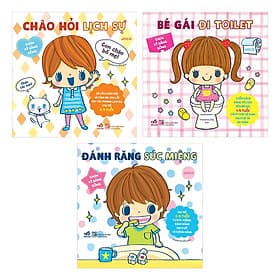 Combo 3 Quyển Ehon Nhật Bản - Ehon Kỹ Năng Sống Cho Bé Gái - Nhã Nam
