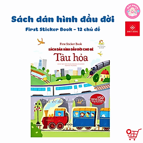 Sách - First Sticker Book - Sách dán hình đầu đời cho bé (Nhiều chủ đề) - Đinh Tị Books - Nha Nha