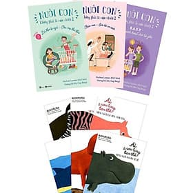 Combo Nuôi Con Không Phải Là Cuộc Chiến 2 (Trọn Bộ 3 Tập) + Combo Ehon Nhật Bản Ai Ở Sau Lưng Bạn Thế: Dành Cho Trẻ Từ 0 - 3 Tuổi - Văn